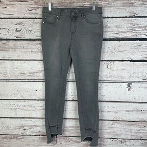 Articles‎ of Society Carly Step-Hem Cropped Jeans Size 29 Mid Rise Gray Skinny